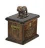 Bulldogge - Eine Urne für die Asche eines Hundes, eine Urne mit einer Statue, eine personalisierte Hundeurne von der Marke Art-Dog.