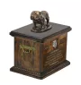 Bulldogge I - Eine Urne für die Asche eines Hundes, eine Urne mit einer Statue, eine personalisierte Hundeurne von der Marke Art-Dog.