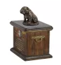 Bulldogge V - Eine Urne für die Asche eines Hundes, eine Urne mit einer Statue, eine personalisierte Hundeurne von der Marke Art-Dog.