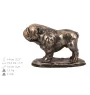 Bulldog I - urn for dog ashes, classic urn with a statuette, elegant urn with a dog by Art-Dog brand