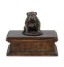 Bulldogge III - Hund Ascheurne, klassische Urne mit Statue, elegante Urne mit Hund von der Marke Art-Dog