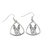 Berger hollandais - boucles d'oreilles avec chien, boucles d'oreilles pendantes avec photo, bijoux personnalisés avec impression de la marque Art-Dog