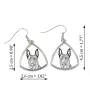 Berger hollandais - boucles d'oreilles avec chien, boucles d'oreilles pendantes avec photo, bijoux personnalisés avec impression de la marque Art-Dog