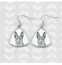 Berger hollandais - boucles d'oreilles avec chien, boucles d'oreilles pendantes avec photo, bijoux personnalisés avec impression de la marque Art-Dog
