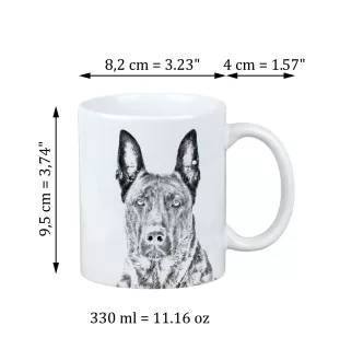 Holländischer Schäferhund, Hollandse Herdershond - Tasse mit Hund, Tasse mit Bild, personalisiertes Geschenk der Marke Art-Dog