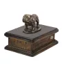 Bulldogge I urne in Hundeasche, personalisierte Urne mit Statue, Holzurne mit Hund von Art-Dog