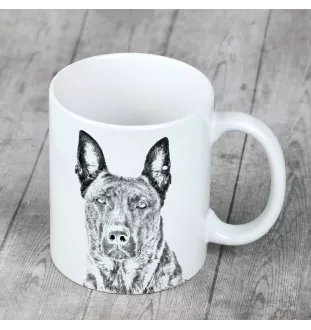 Owczarek holenderski kubek z psem good morning Art-Dog