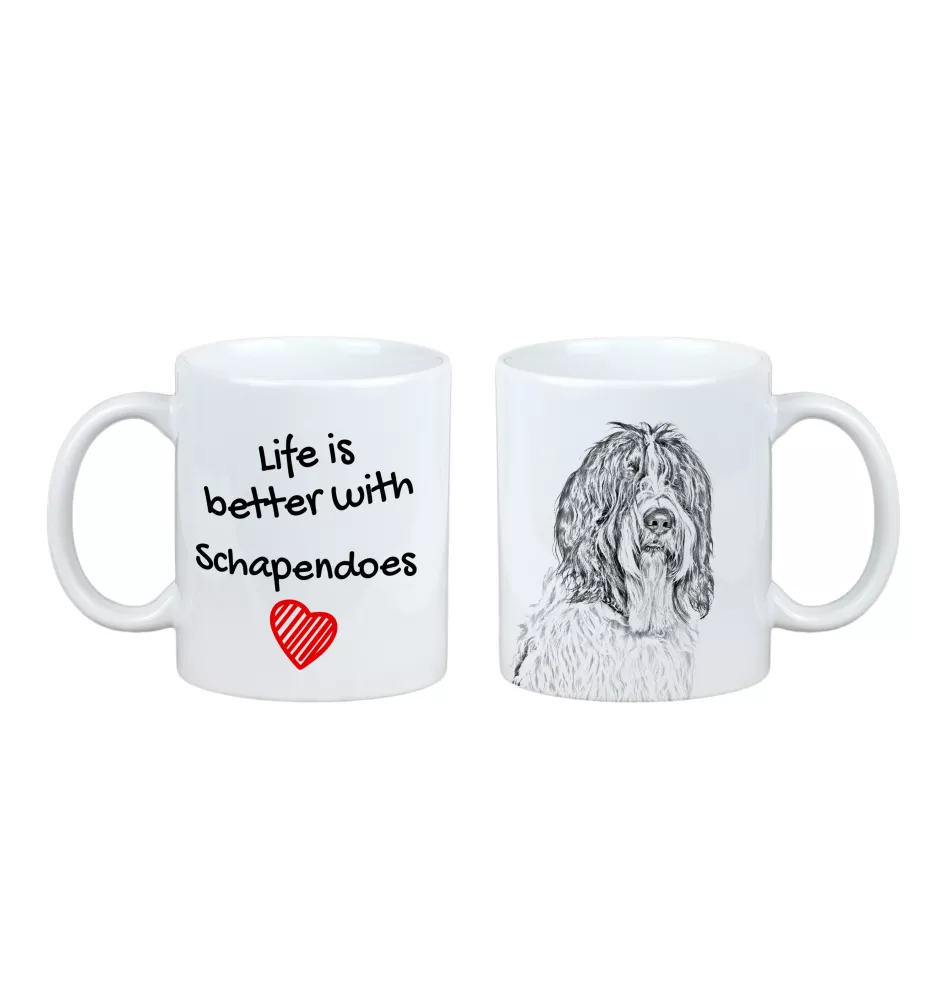 Schapendoes, Schapendoes néerlandais - tasse avec chien, tasse avec photo, cadeau personnalisé de la marque Art-Dog