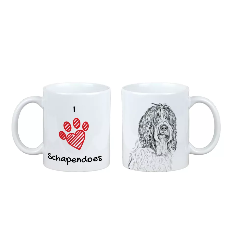 Schapendoes, Niederländischer Schapendoes - Tasse mit Hund, entzückende Tasse mit Grafik, Geschenk mit Ihrem Foto von der Marke Art-Dog