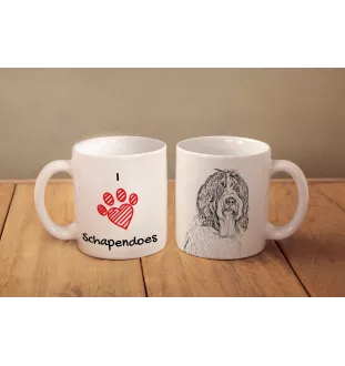 Schapendoes, Niederländischer Schapendoes - Tasse mit Hund, entzückende Tasse mit Grafik, Geschenk mit Ihrem Foto von der Marke Art-Dog