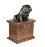 Bulldog, Englische Bulldogge - Hund Ascheurne, Holzurne mit Hundesilhouette, klassische Hund Ascheurne von der Marke Art-Dog