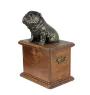 Bulldog, English Bulldog, British Bulldog - urn for dog ashes, wooden urn with a dog silhouette, classic urn for dog ashes by Art-Dog brand