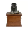 Bulldog, English Bulldog, British Bulldog - urn for dog ashes, wooden urn with a dog silhouette, classic urn for dog ashes by Art-Dog brand