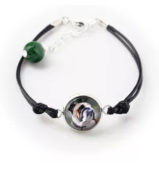 Bulldog, Bulldog anglais - bracelet avec votre photo faite à la main, bijoux unique de la marque Art-Dog