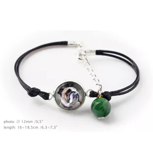 Bulldog, English Bulldog, British Bulldog - bracelet with your photo handmade, unique jewelry from the Art-Dog brand