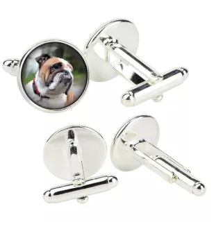 Bulldog, Bulldog anglais - Boutons de manchette dans une boîte, bijoux faits à la main, produit de la marque Art-Dog
