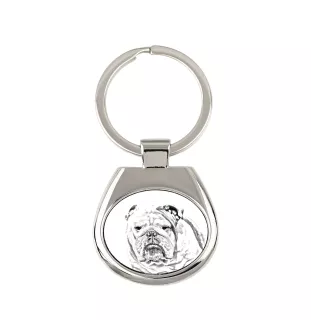 Buldog brelok ze zdjęciem psa Art-Dog