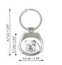 Bulldog, Englische Bulldogge - Schlüsselanhänger mit Hund, Anhänger mit Aufdruck, personalisierter Anhänger der Marke Art-Dog