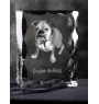 Buldog ramka kryształowa z psem Art-Dog