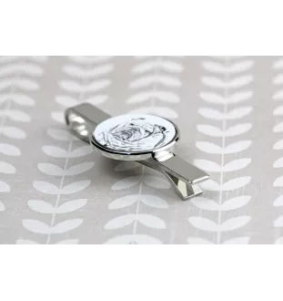 Bulldog, English Bulldog, British Bulldog - tie clip with a dog, personalized tie clip, a unique gift for a man from the Art-Dog brand