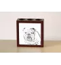 Bulldog, English Bulldog, British Bulldog - pen holder with a dog, desk organizer with a print, personalized desk decoration from the Art-Dog brand.