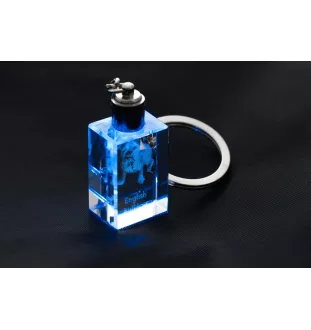 Buldog brelok kryształowy z psem Art-Dog