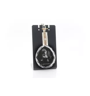 Bulldog, Englische Bulldogge - Anhänger mit einem Foto eines Hundes, Schlüsselanhänger aus Kristall in einer Geschenkbox, ein einzigartiges Geschenk von Art-Dog