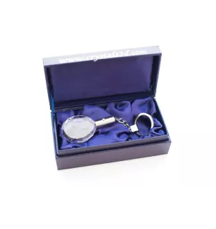 Bulldog, Englische Bulldogge - Anhänger mit einem Foto eines Hundes, Schlüsselanhänger aus Kristall in einer Geschenkbox, ein einzigartiges Geschenk von Art-Dog