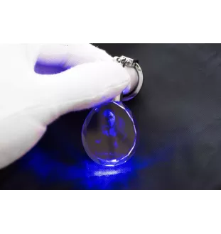 Bulldog, Englische Bulldogge - Anhänger mit einem Foto eines Hundes, Schlüsselanhänger aus Kristall in einer Geschenkbox, ein einzigartiges Geschenk von Art-Dog