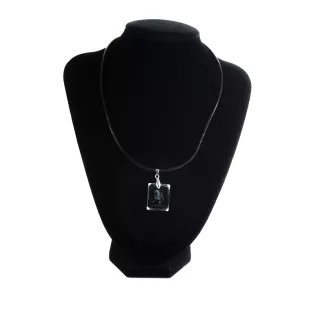 Bulldog, English Bulldog, British Bulldog - Crystal dog pendant, photo necklace, unique jewellery by Art-Dog