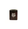 Bulldog, English Bulldog, British Bulldog I - wooden candle holder with a dog, a unique souvenir after losing a dog, a handicraft from the Art-Dog brand