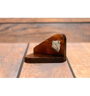 Bulldog, English Bulldog, British Bulldog III - wooden candle holder with a dog, tealight holder, a memorial place for a dog by Art-Dog brand