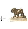 Bulldog, Bulldog anglais I - plaque d'adresse avec chien, plaque de nom en laiton, plaque de porte personnalisée avec le nom de la marque Art-Dog