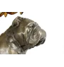 Bulldog, English Bulldog, British Bulldog - stained glass lamp with a lampshade, table lamp with a dog statue, interior decor in retro style by Art-Dog brand