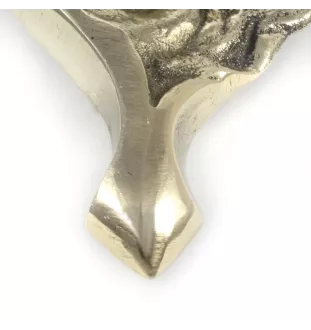 Bulldog - heurtoir de porte en forme de tête de chien, heurtoir en laiton, décoration rétro de porte de la marque Art-Dog