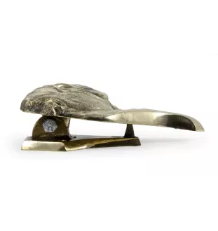 Bulldog - door knocker in the shape of a dog's head, brass knocker, retro door decoration by Art-Dog brand