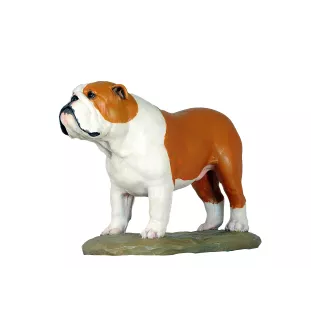 Bulldog, English Bulldog, British Bulldog II - painted figurine, statue, figure, made by the artist, brand Art-Dog
