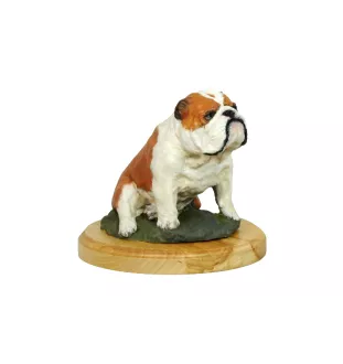 Bulldog - figurine peinte, statue, sculpture, réalisée par l'artiste, marque Art-Dog