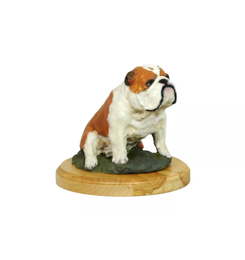 Bulldog - figurine peinte, statue, sculpture, réalisée par l'artiste, marque Art-Dog