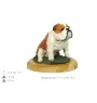 Bulldogge - bemalte Figur, Statue, Skulptur, vom Künstler hergestellt, Marke Art-Dog