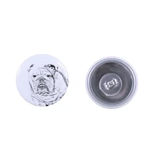 Buldog kolczyki z psem mały Art-Dog