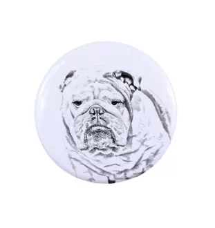 Buldog przypinka z psem mała Art-Dog