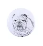 Buldog przypinka z psem mała Art-Dog