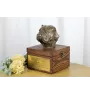 Bulldog, Englische Bulldogge - Eine Ascheurne für Hunde mit einer Statuette, eine kleine Urne für Hunde, eine personalisierte Urne mit dem Porträt eines Hundes von der Marke Art-Dog.