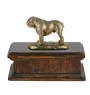 Bulldog, Bulldog anglais - urne pour cendres de chien, urne classique avec une statuette, urne élégante avec un chien de la marque Art-Dog