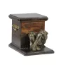 Bulldog - urn for dog ashes with a statuette, elegant urn for a dog, unique urn with a bust of a dog by Art-Dog brand