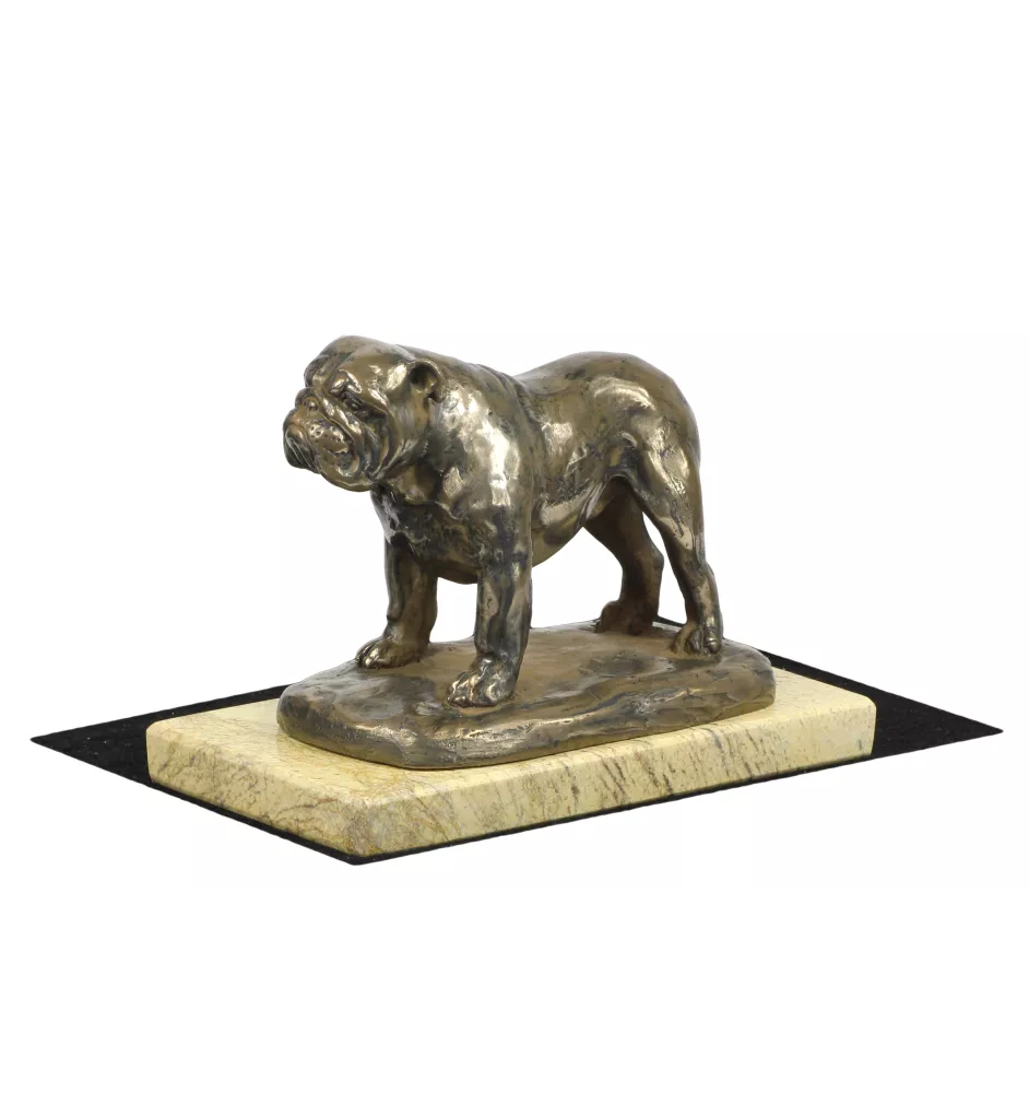 Bulldog, English Bulldog, British Bulldog - dog figurine, dog silhouette figurine, trophy for Art-Dog dog show exhibition