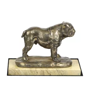 Buldog statuetka na piaskowym kamieniu Art-Dog