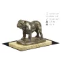 Bulldog, Bulldog anglais - statuette de chien, figurine de silhouette de chien, trophée pour exposition de chiens de la marque Art-Dog