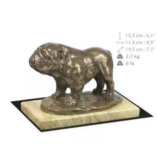 Bulldog I - dog figurine, dog silhouette figurine, trophy for Art-Dog dog show exhibition